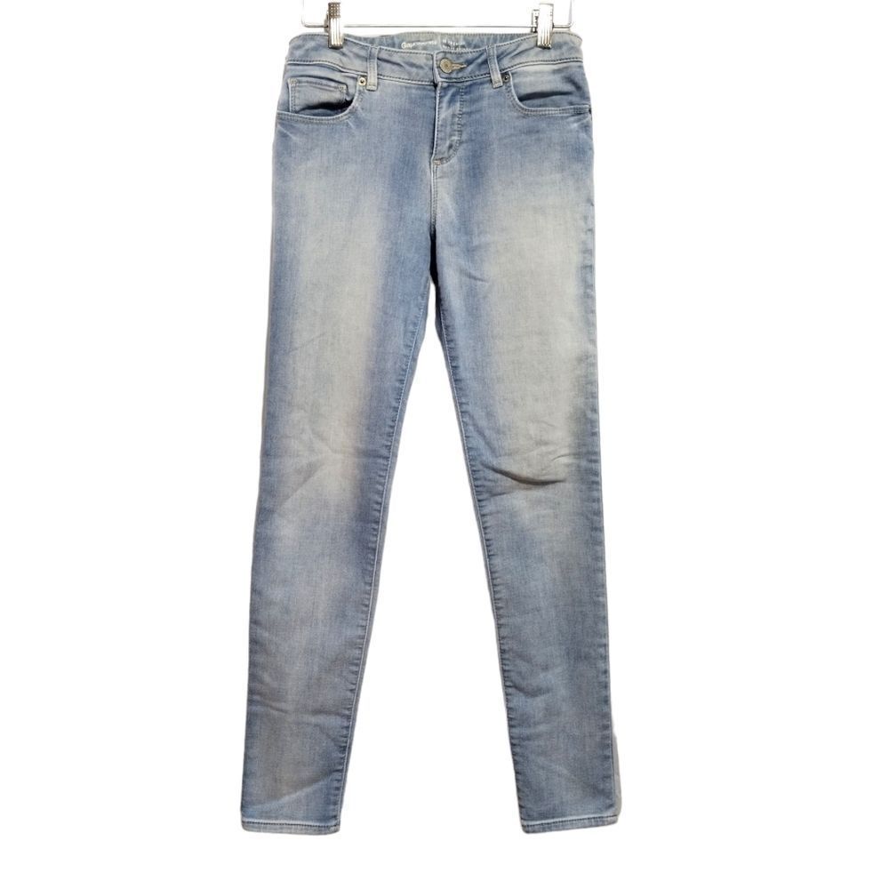 Gap Kids Super Skinny Jeans Youth Sz 14 Regular Lt Blue Stretch Denim